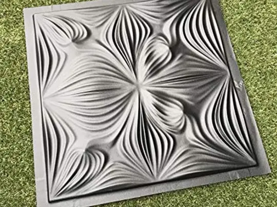 Flower-patterned embossed panel mould